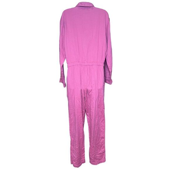 Xirena Jaymes Jumpsuit in Sun Dried Red NWT Size Large - Picture 7 of 9